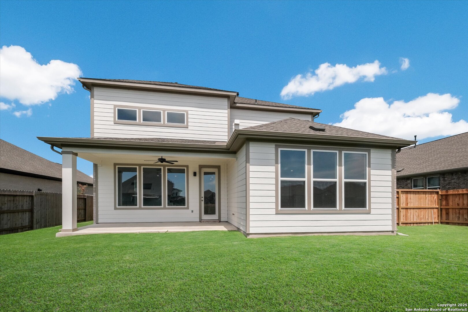 444 Foxbrook Way Cibolo, TX 78108 - Photo 23 of 32 a house view with a garden space