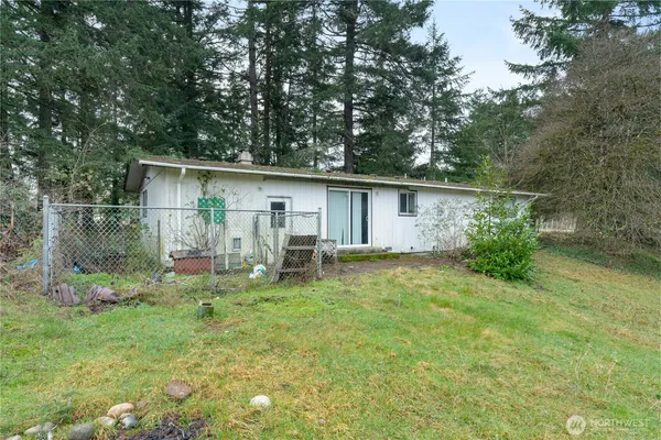 a view of a lake with a mountain