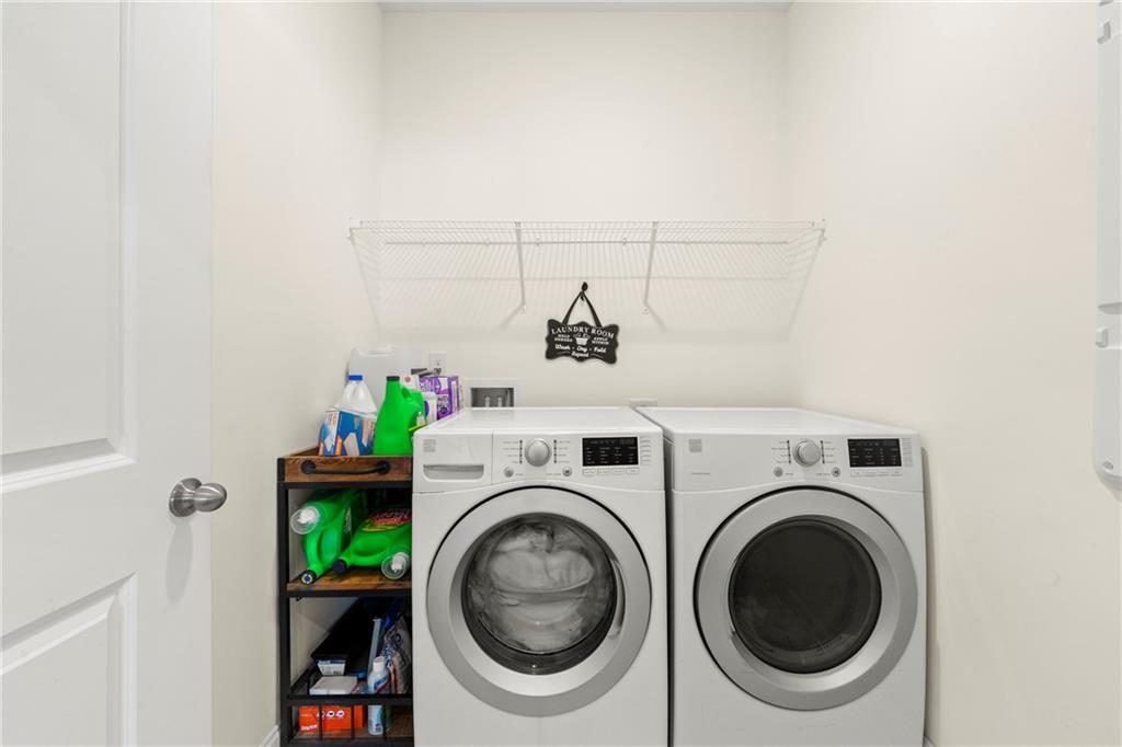 430 Plainfield Street Fayetteville, GA 30215 - Photo 18 of 21 a utility room with dryer and washer