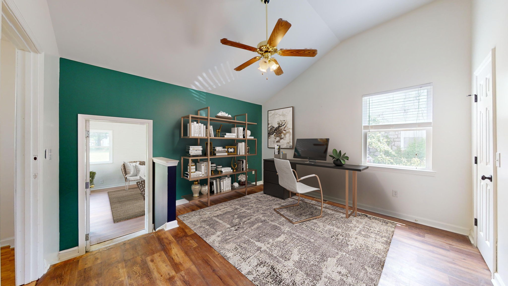 1007 Hunt Street Murfreesboro, TN 37130 - Photo 19 of 58 a view of a workspace with furniture and a window