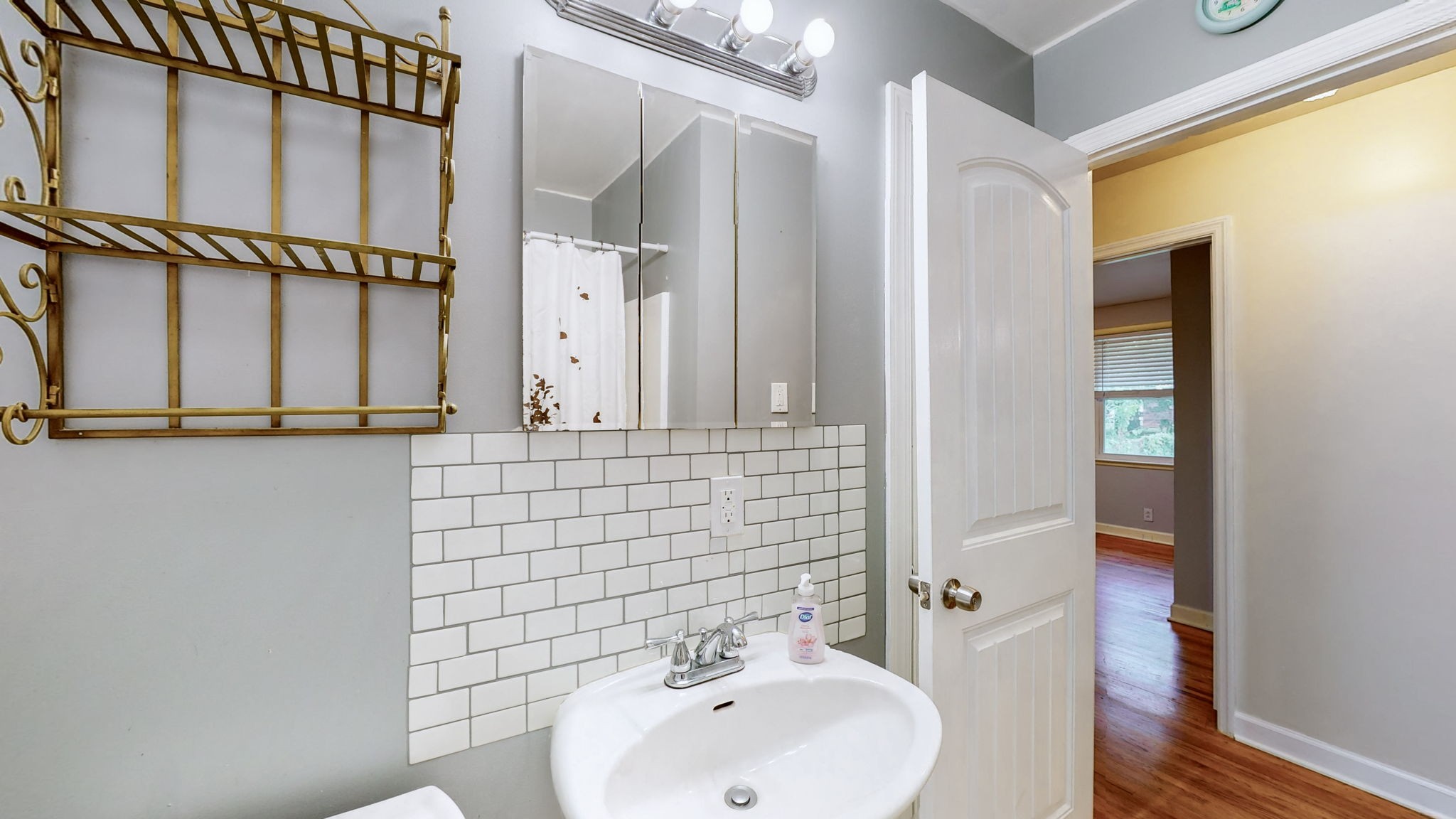1007 Hunt Street Murfreesboro, TN 37130 - Photo 34 of 58 a bathroom with a sink and a mirror