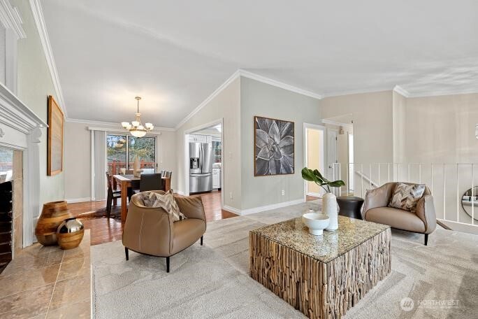 5527 153rd Street Southwest Edmonds, WA 98026 - Photo 7 of 40 a living room with furniture and a potted plant