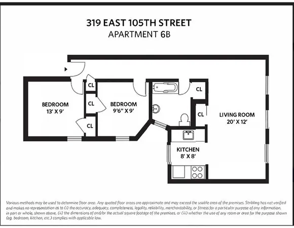 $425,000 | 319 East 105th Street, Unit 6B | East Harlem