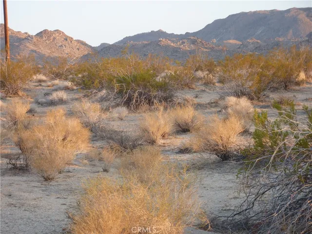 a view of mountains in the background