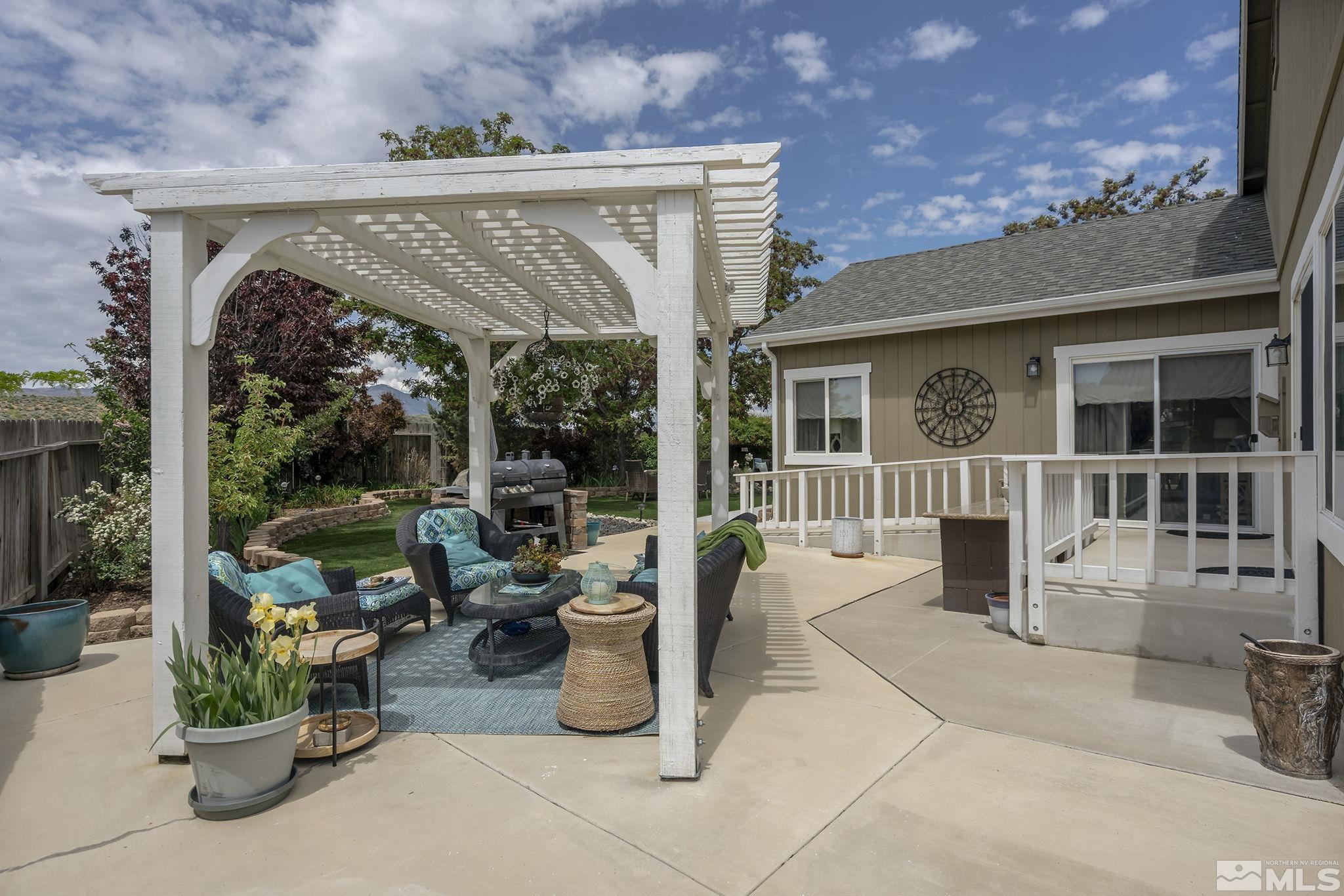 7615 Crest Bluff Drive Reno, NV 89506 - Photo 26 of 32 a view of a porch with furniture