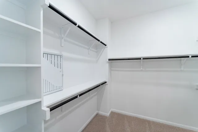 a view of walk in closet