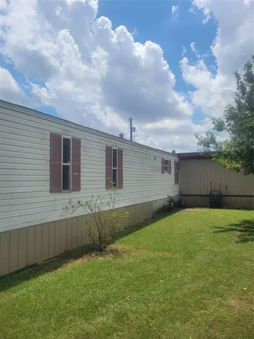 a backyard of a house