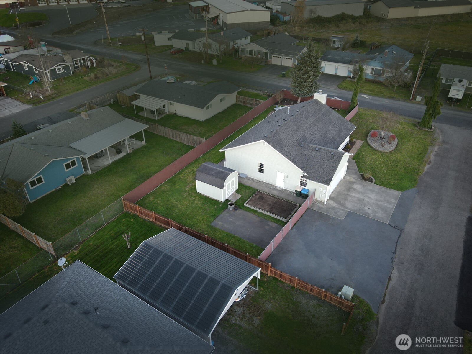 823 Southwest 21st Street Chehalis, WA 98532 - Photo 4 of 38 an aerial view of a house with a yard