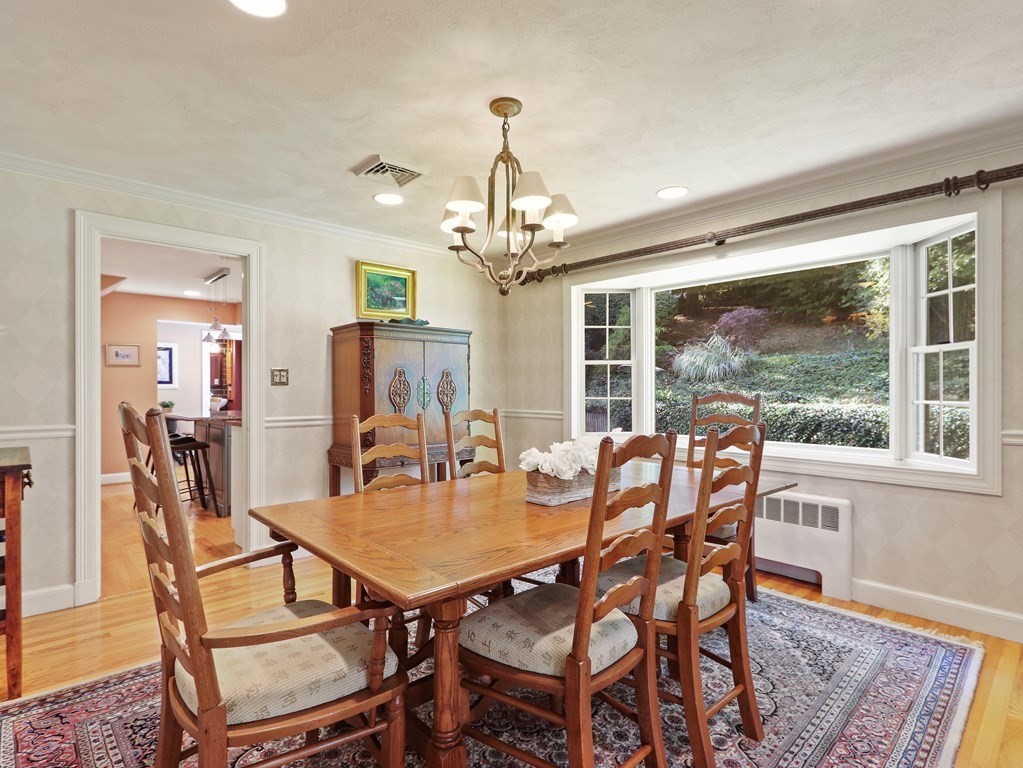 37 Richdale Road Needham, MA 02494 - Photo 6 of 23 a view of a dining room with furniture window and wooden floor
