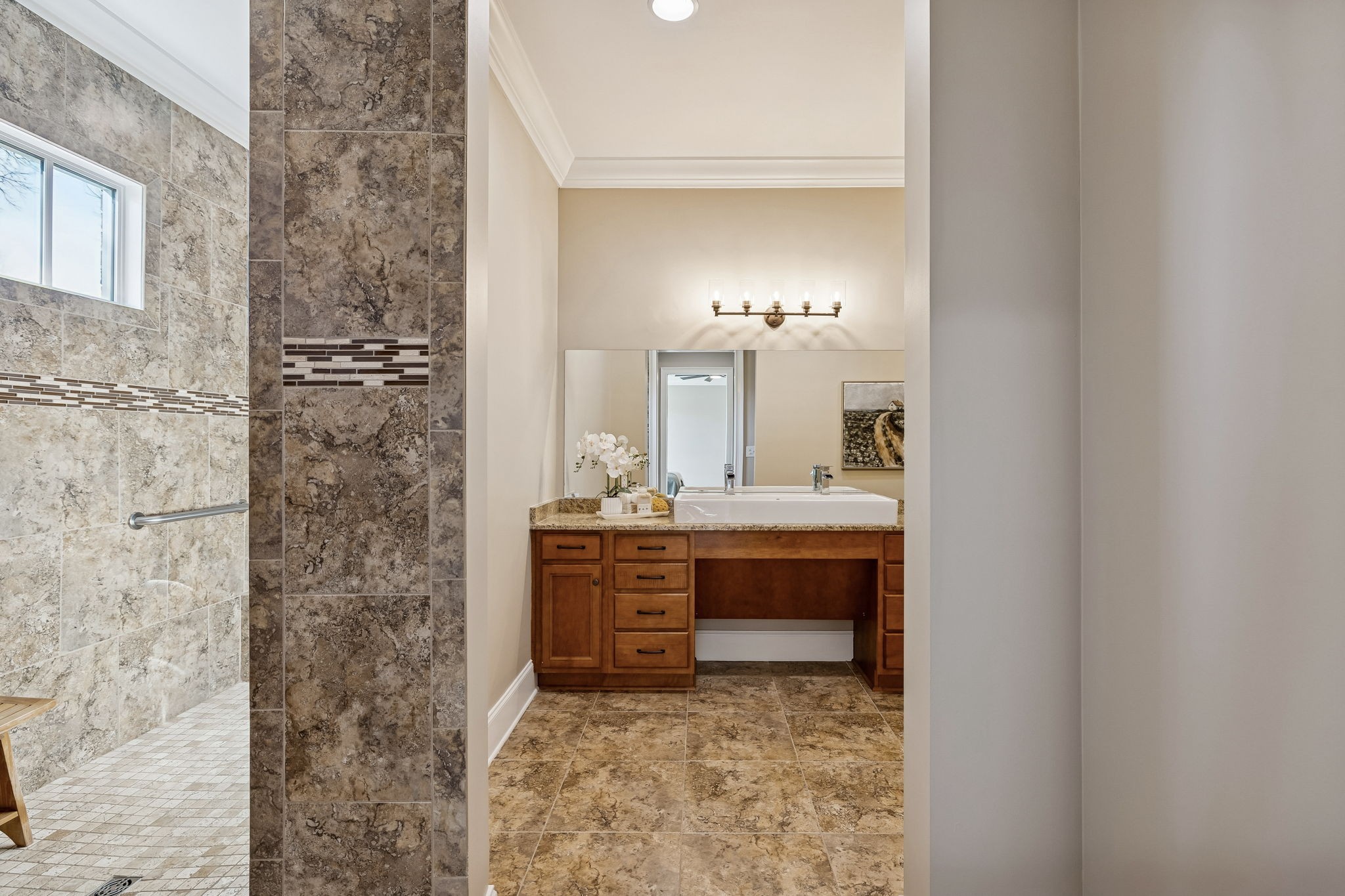 2525 Upper Hollow Road Thompson's Station, TN 37179 - Photo 60 of 79 a bathroom with a sink and a mirror