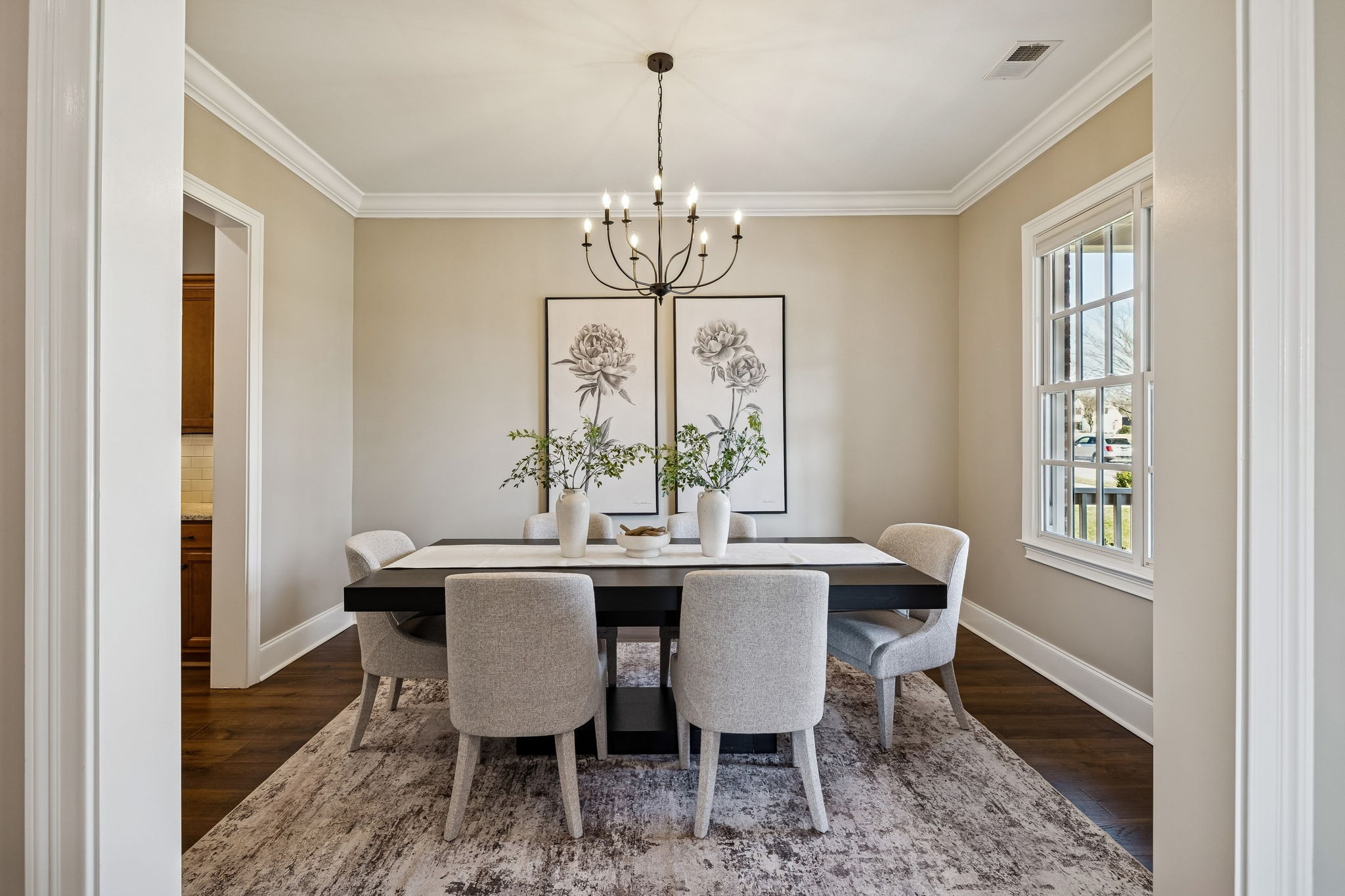 2525 Upper Hollow Road Thompson's Station, TN 37179 - Photo 10 of 79 a view of a dining room with furniture window and wooden floor