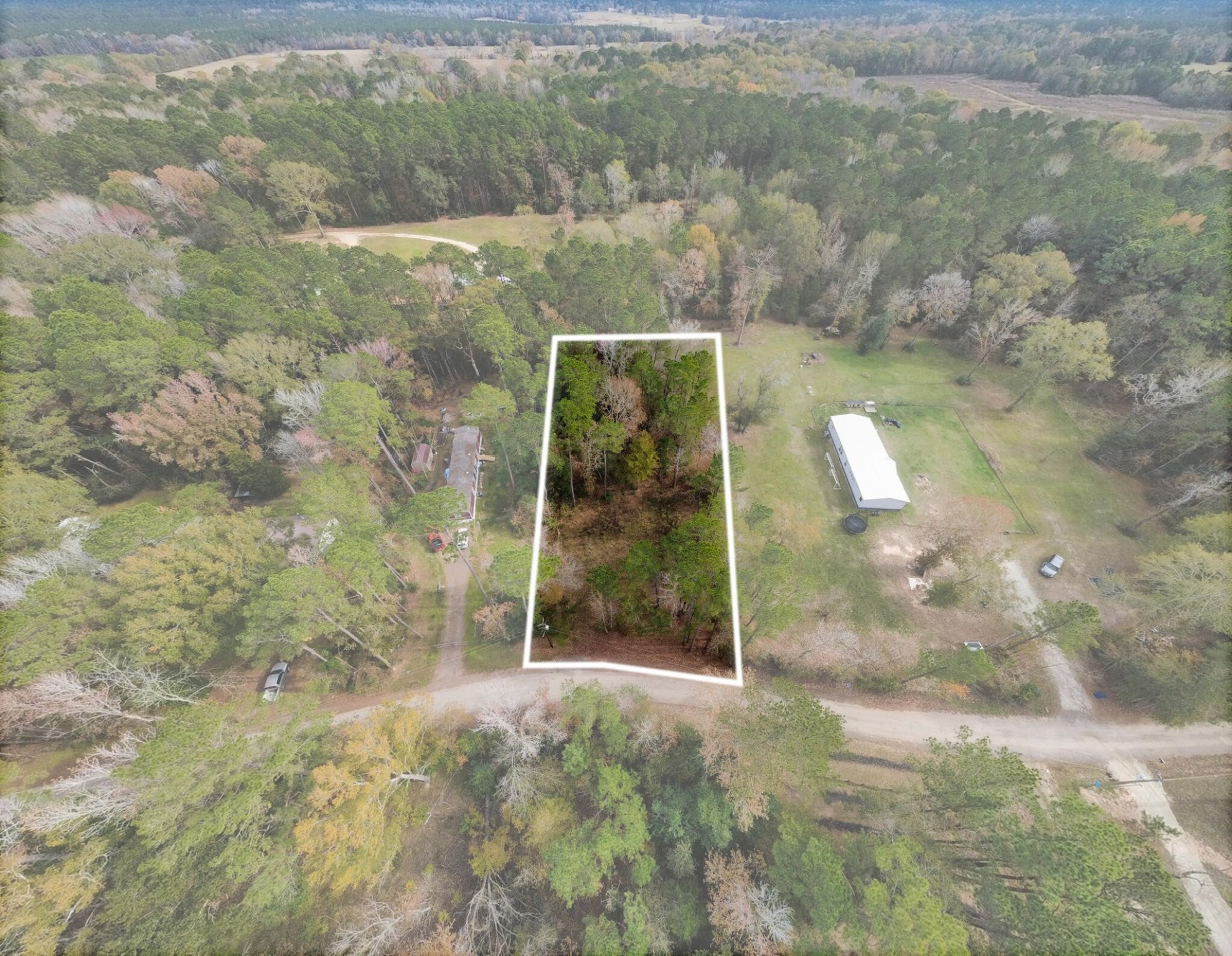 0 L L Denson Road Coldspring, TX 77331 - Photo 4 of 12 a view of a glass door