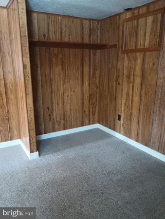 a view of wooden wall