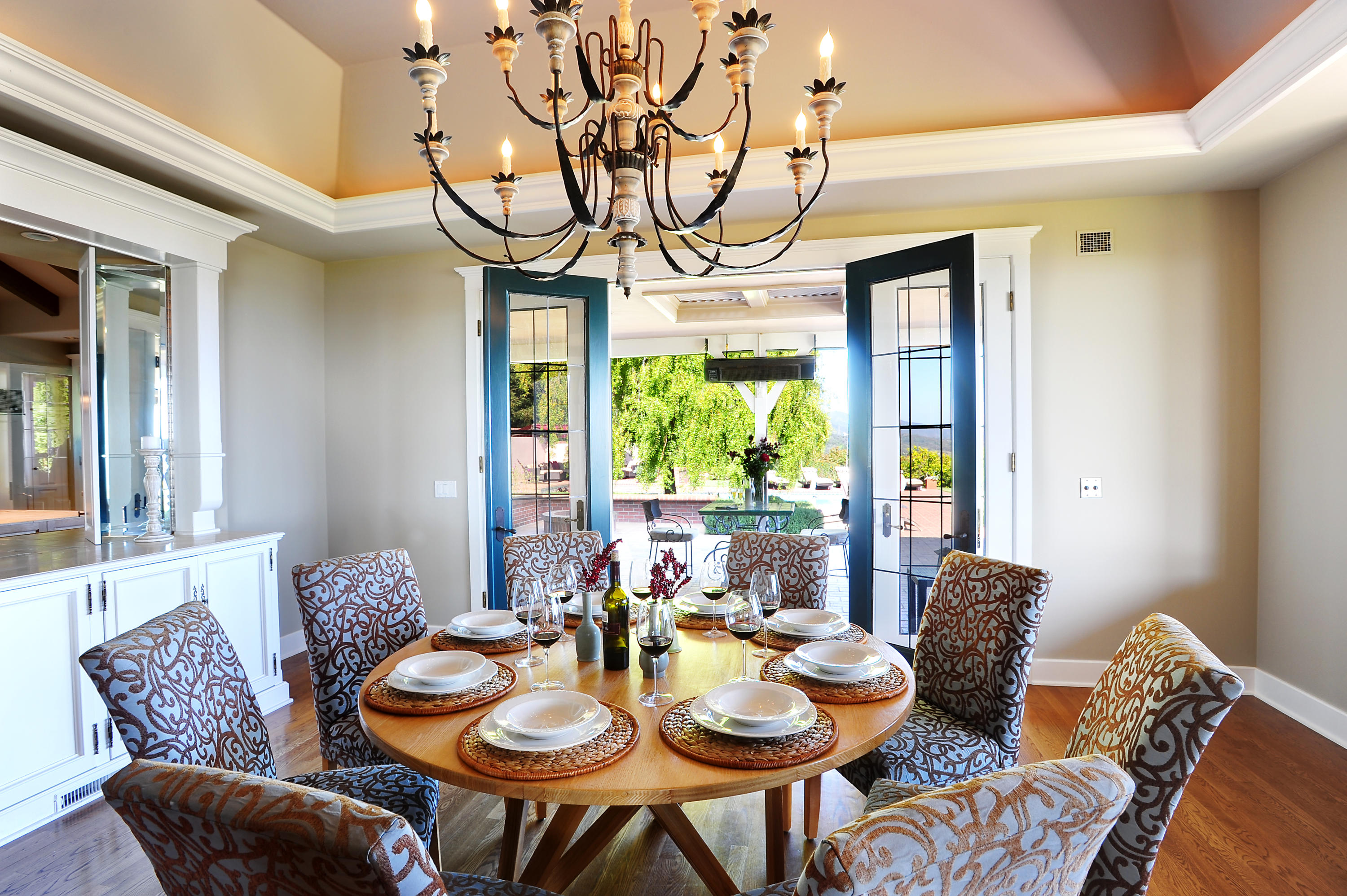 4420 Foothill Road Carpinteria, CA 93013 - Photo 14 of 31 Dining opens to patio