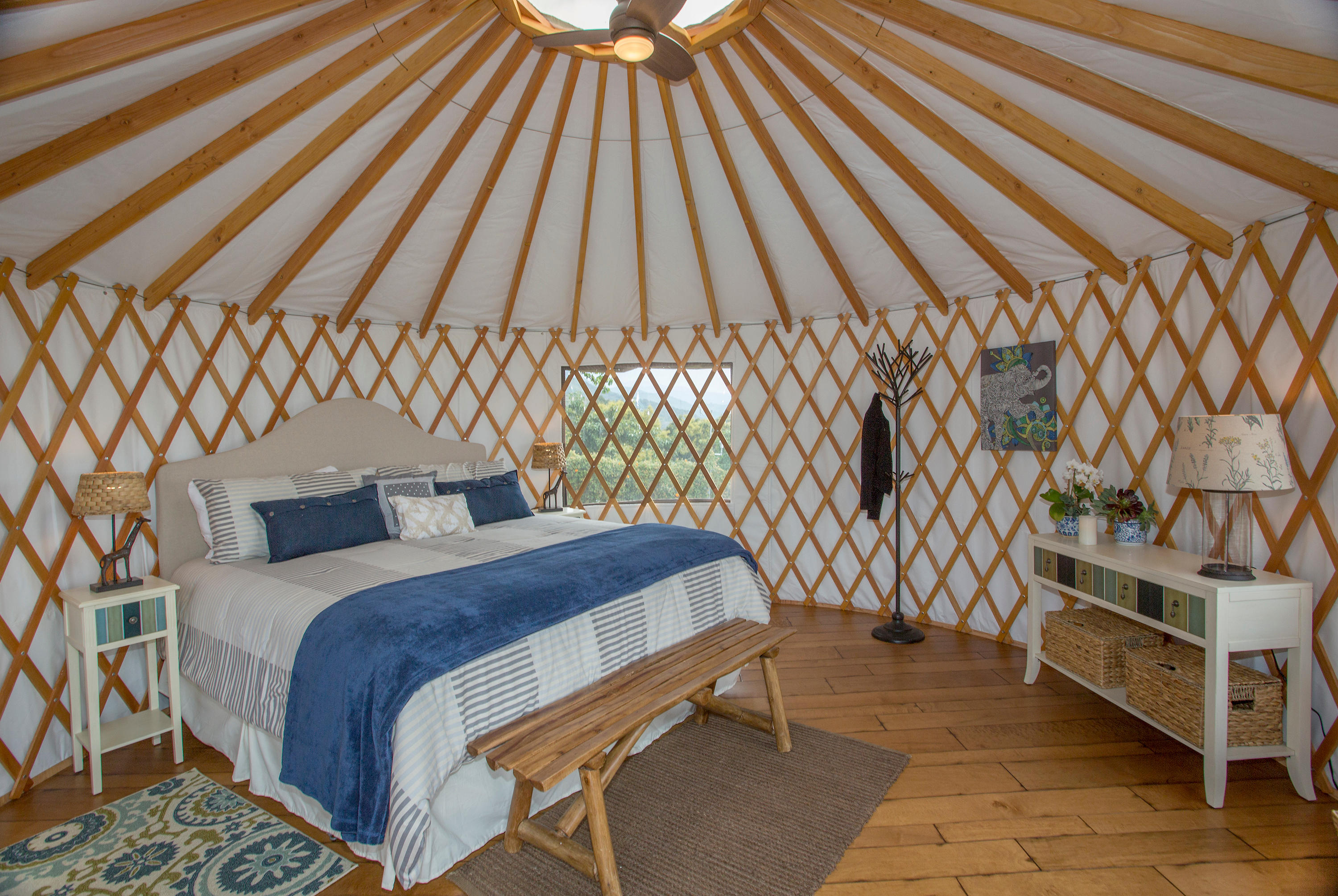 4420 Foothill Road Carpinteria, CA 93013 - Photo 22 of 31 Yurt interior 2