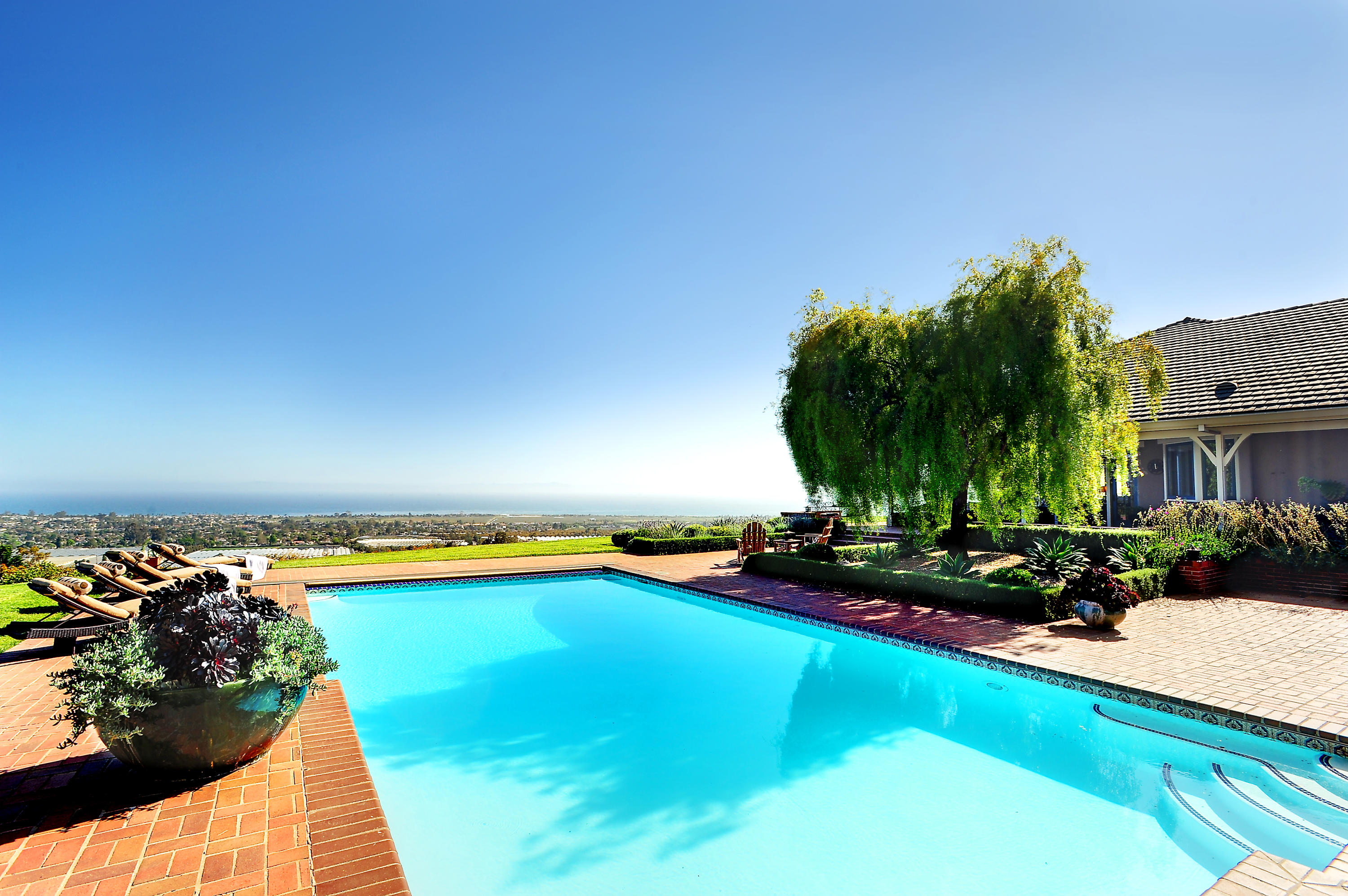 4420 Foothill Road Carpinteria, CA 93013 - Photo 24 of 31 Pool & views