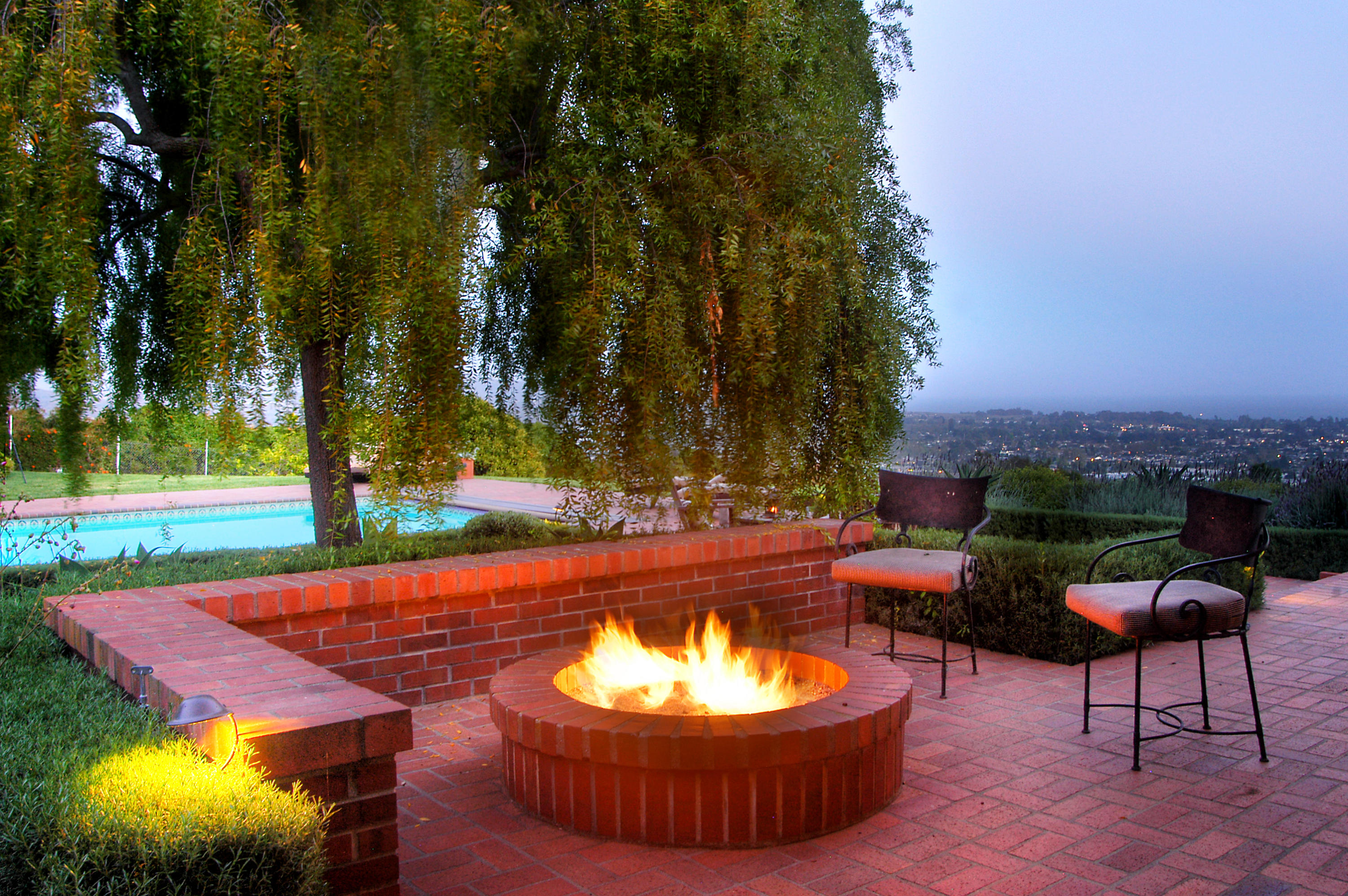 4420 Foothill Road Carpinteria, CA 93013 - Photo 27 of 31 Firepit on the patio