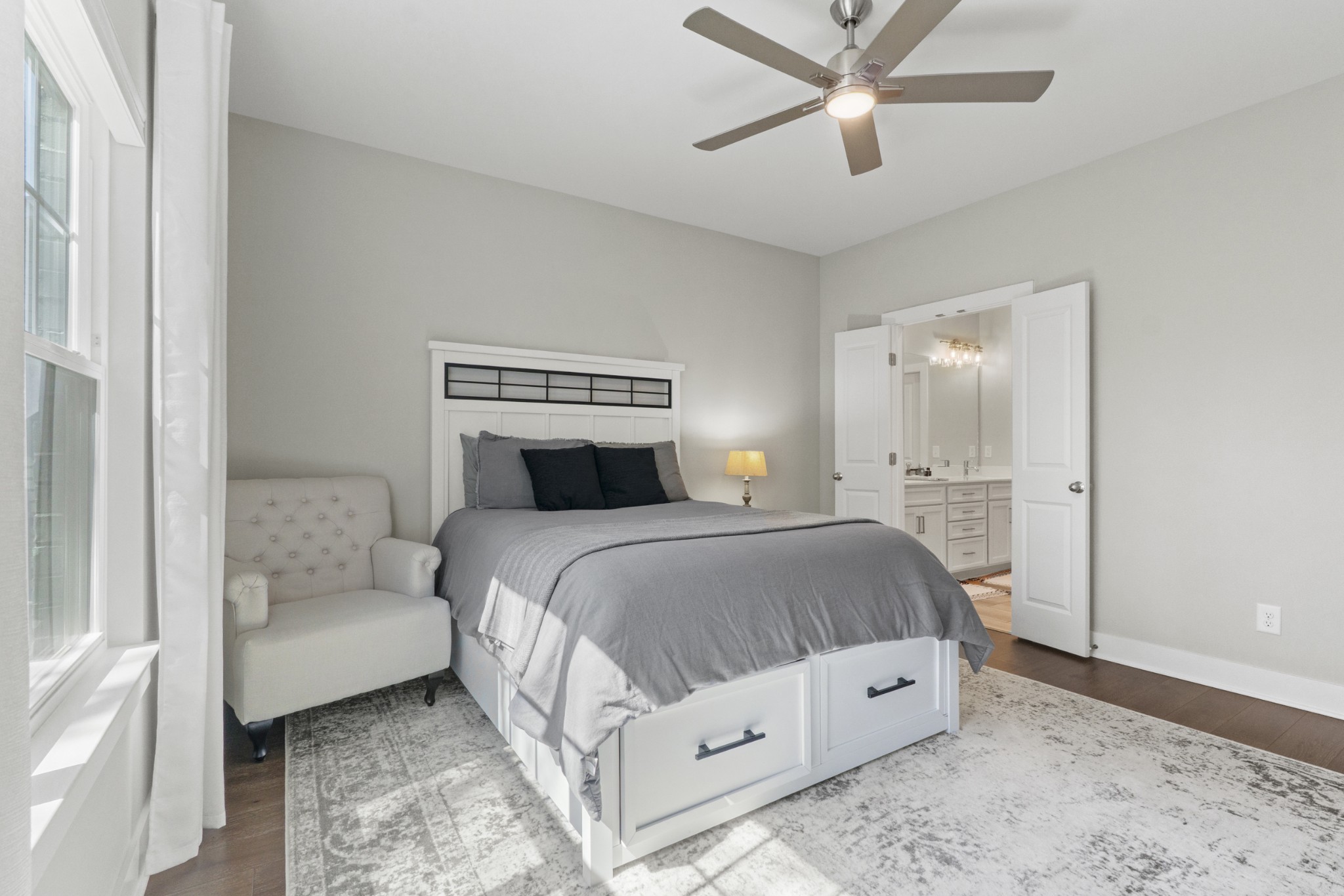 1144 Lock 4 Road, Unit J4 Gallatin, TN 37066 - Photo 20 of 50 a bedroom with a white bed and white walls