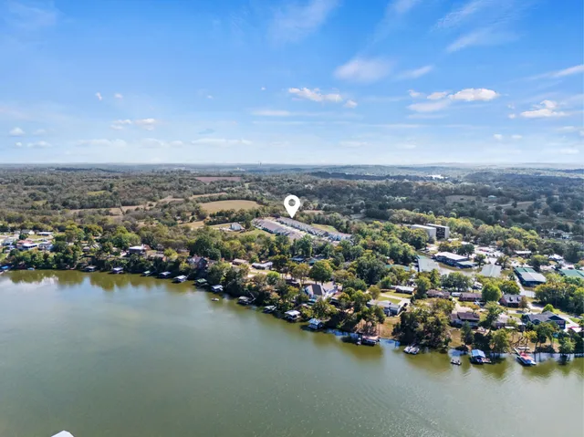 a view of a city and lake view
