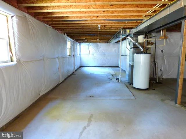 a view of a storage room