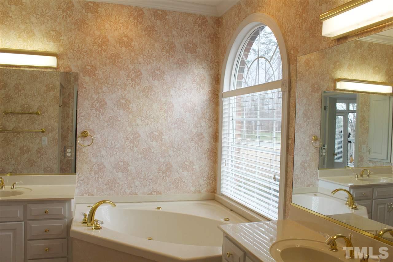 825 Rivers Edge Drive Graham, NC 27253 - Photo 14 of 25 Master bath w/jetted tub, separate vanities, shower