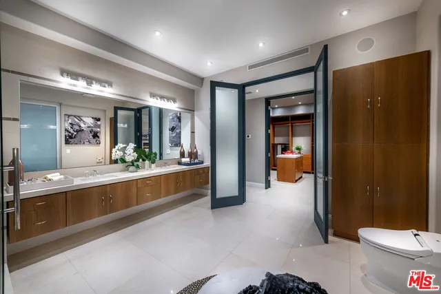 a bathroom with sink and tub