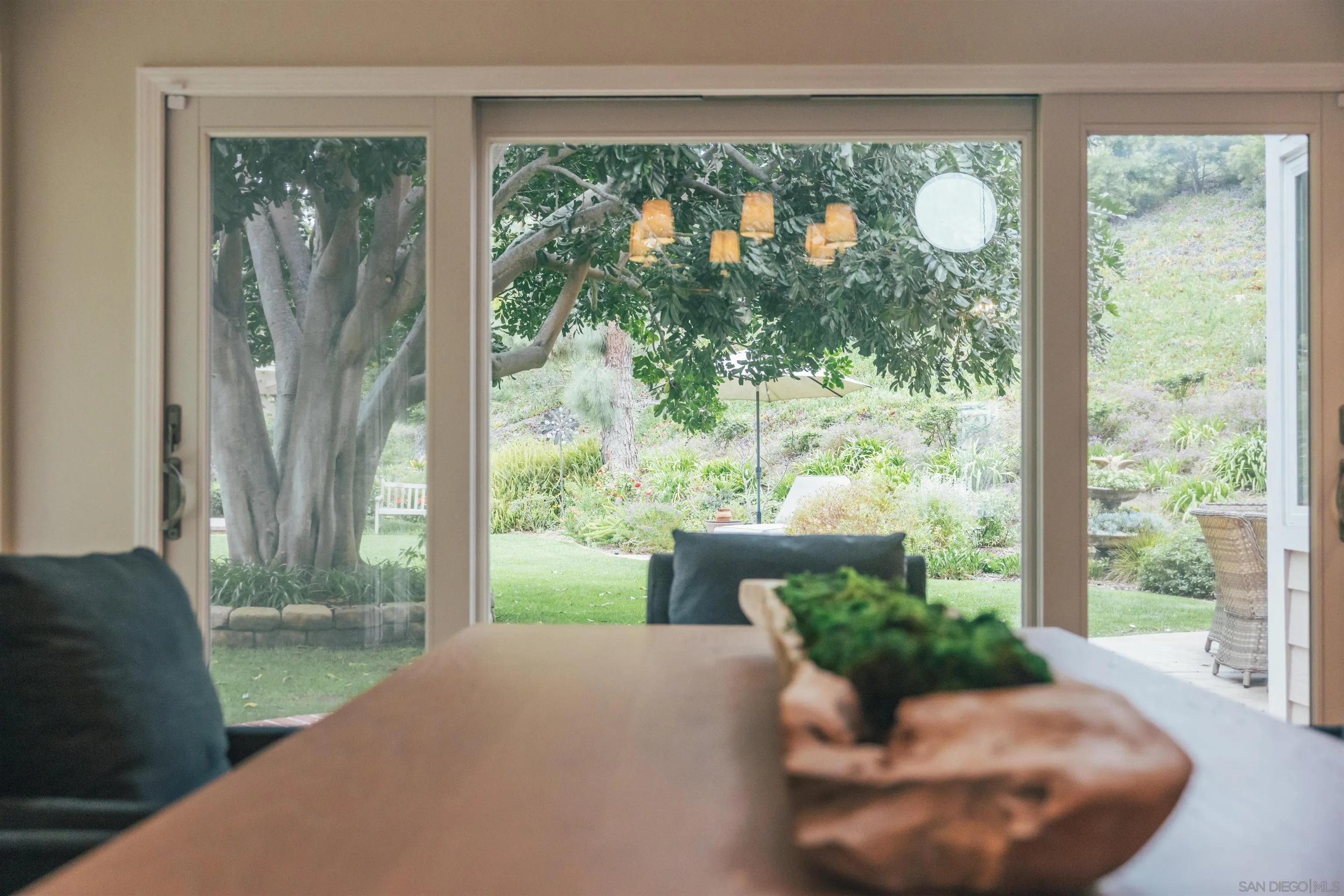 1229 Swallowtail Court Encinitas, CA 92024 - Photo 5 of 36 a living room filled with furniture and a garden