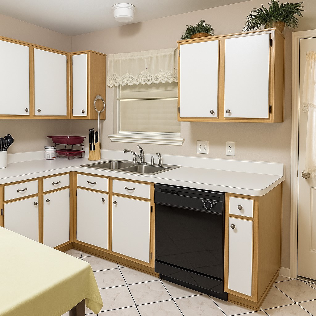 3335 Bandell Drive Houston, TX 77045 - Photo 7 of 16 a kitchen with a sink stove and cabinets