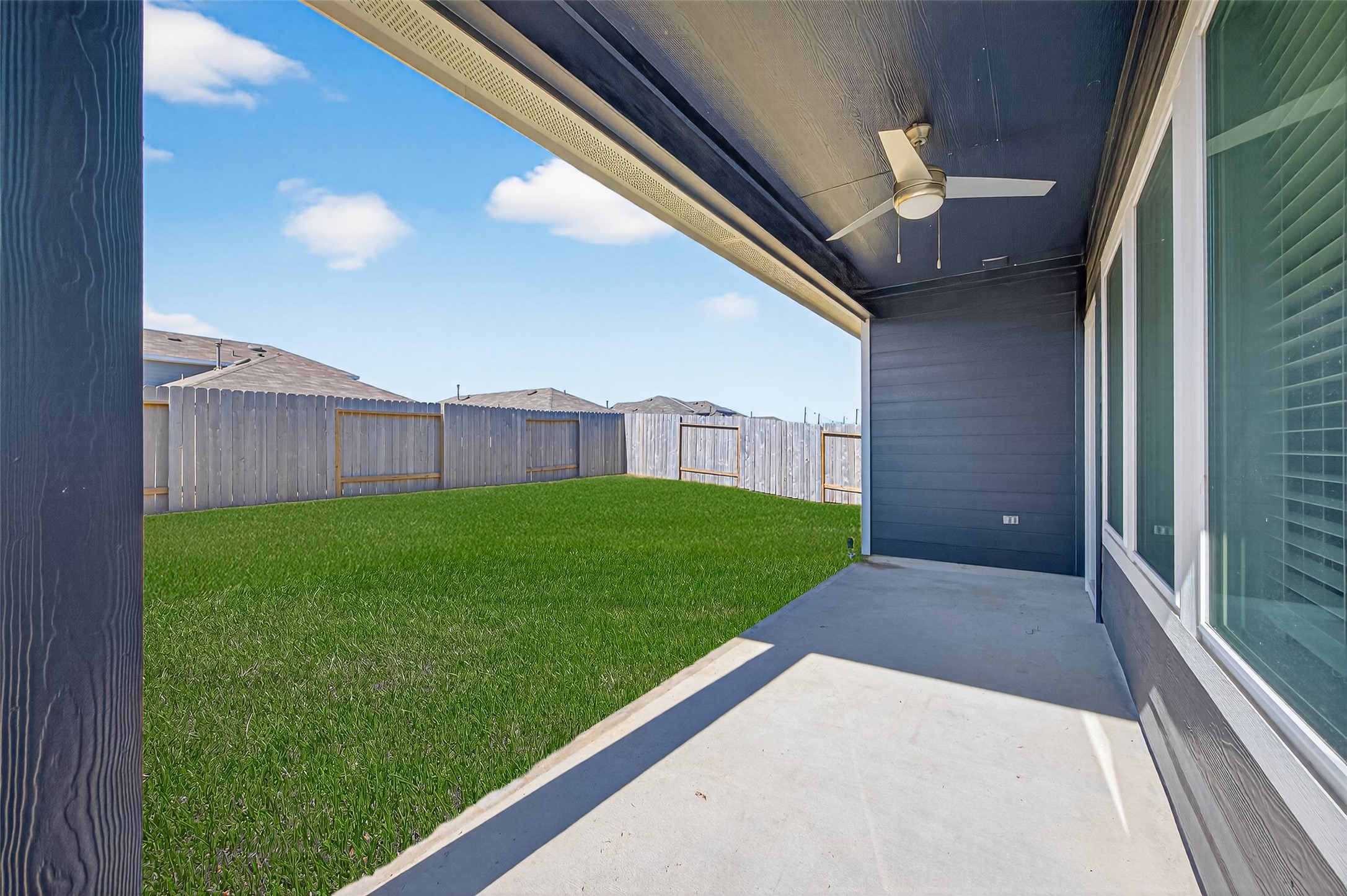 23532 Nectar Crest Heights Splendora, TX 77372 - Photo 19 of 21 a view of a house with a backyard