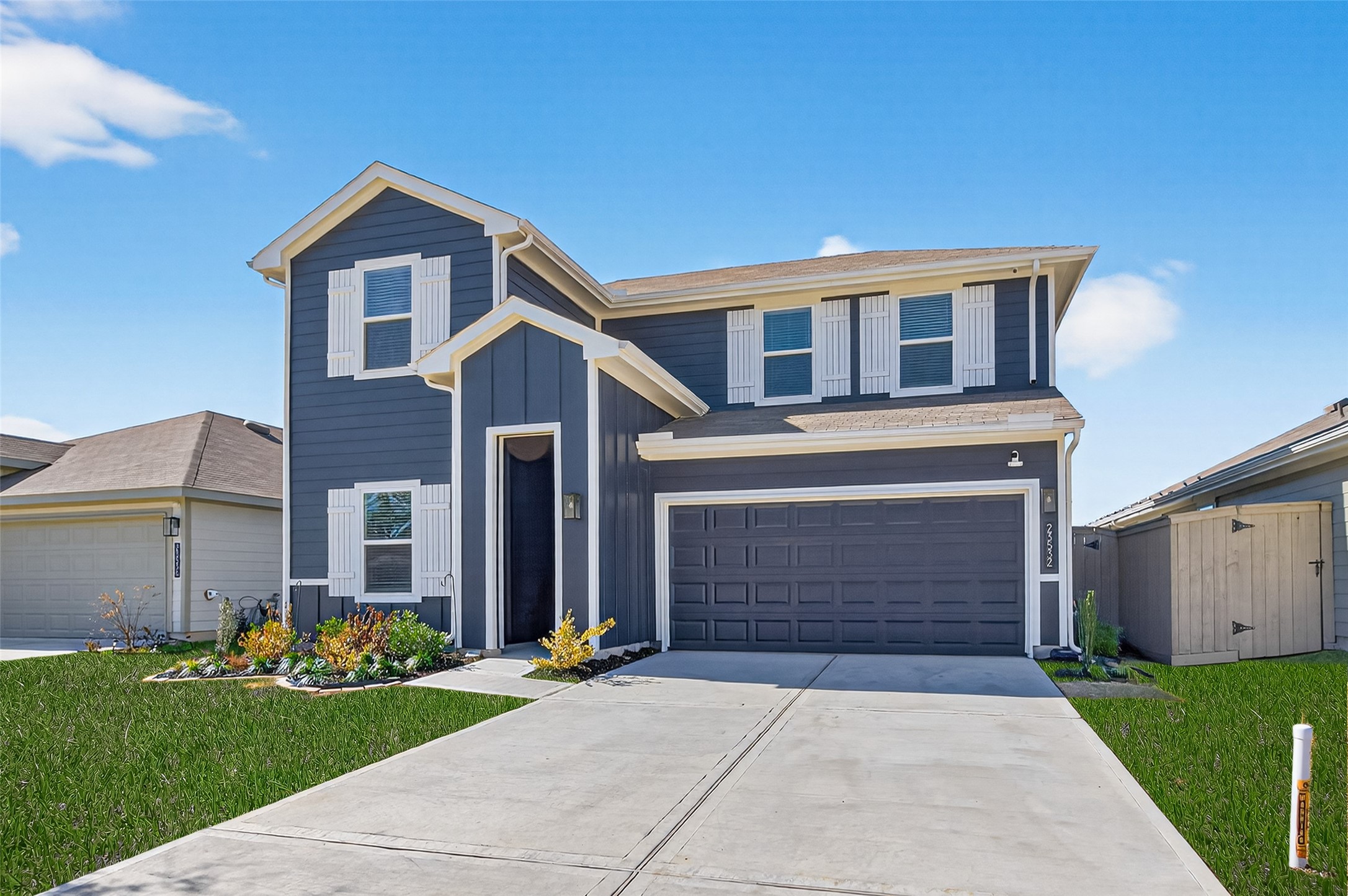 23532 Nectar Crest Heights Splendora, TX 77372 - Photo 5 of 22 Front (grass color enhanced)