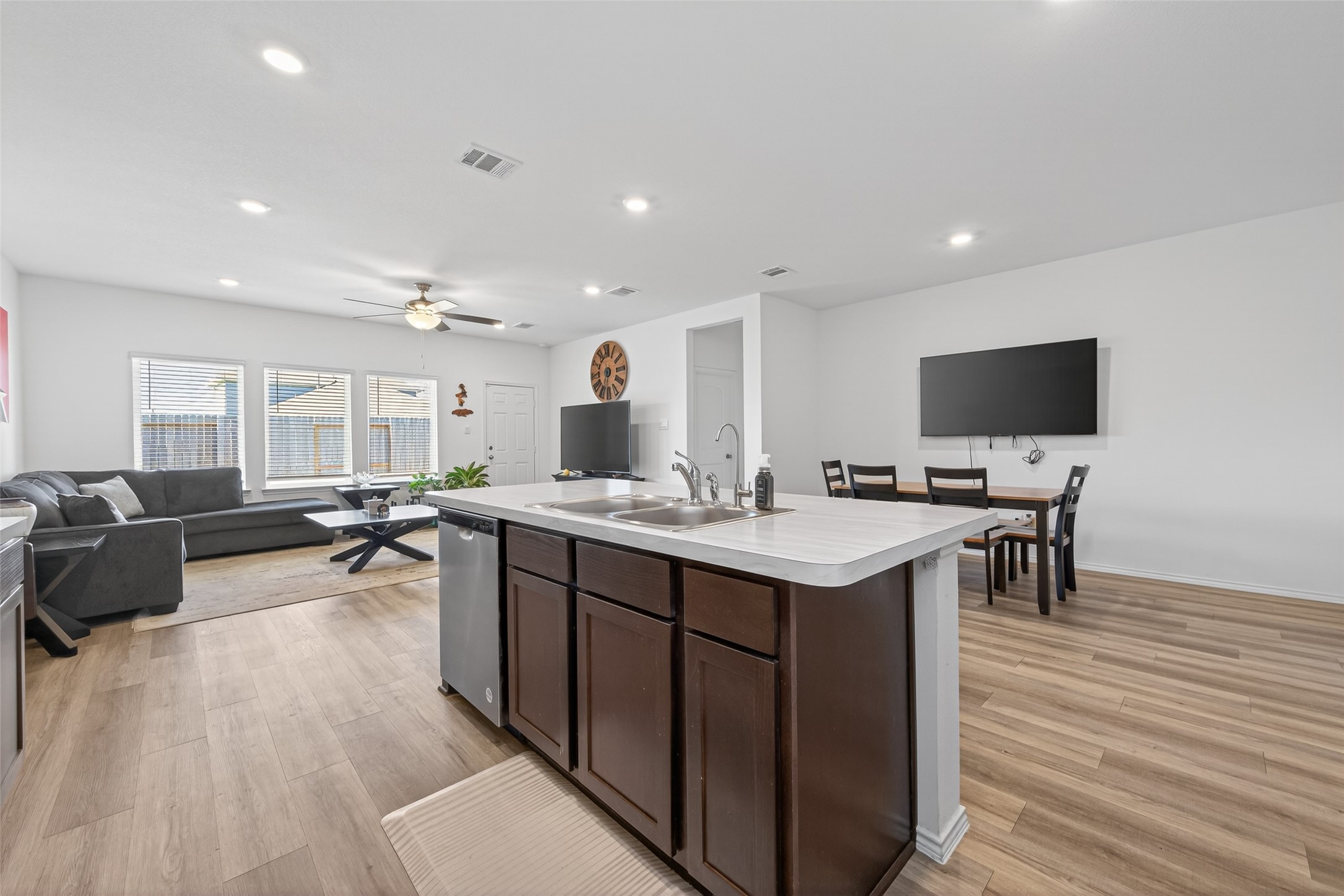 23532 Nectar Crest Heights Splendora, TX 77372 - Photo 6 of 22 Kitchen with open flow to family & dining room
