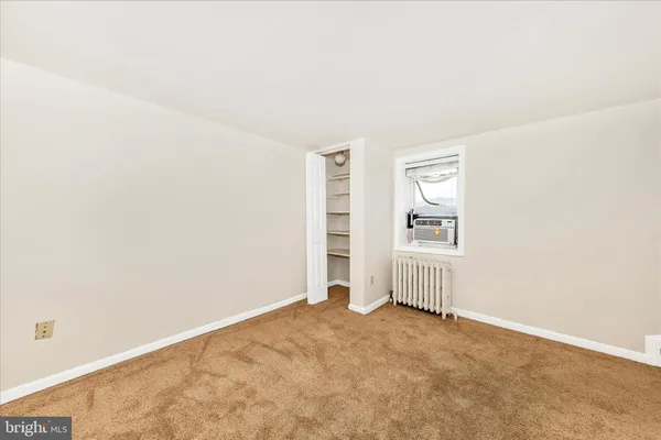 a view of closet area