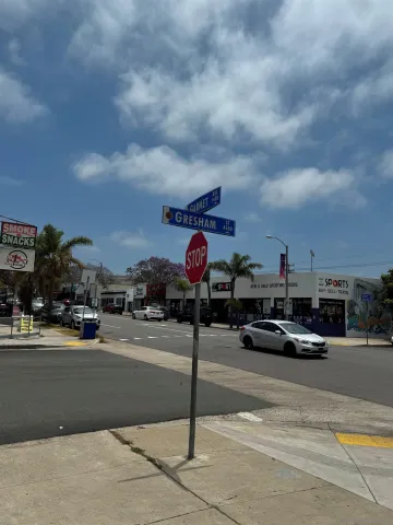 a view of street with cars