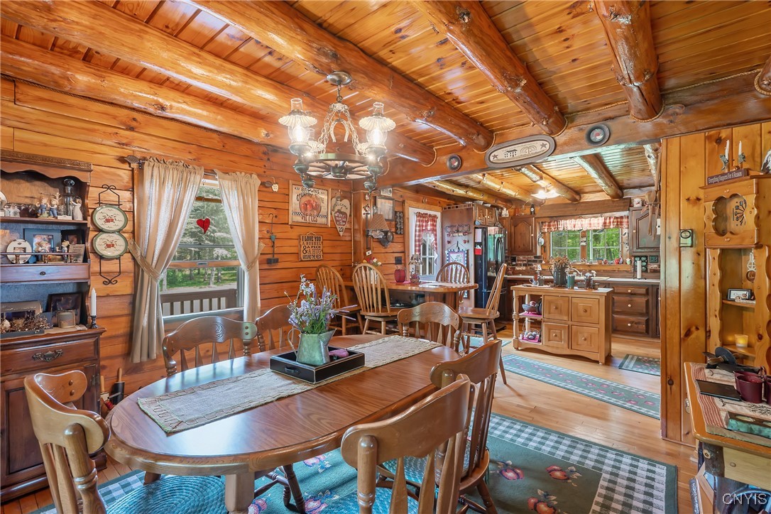 854 County Rte 19 Williamstown, NY 13493 - Photo 11 of 50 Closer look at the dining area leading into the ki
