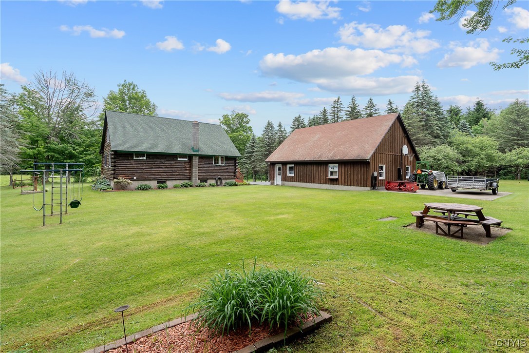 854 County Rte 19 Williamstown, NY 13493 - Photo 35 of 50 Great shot of the home and garage from the back ya