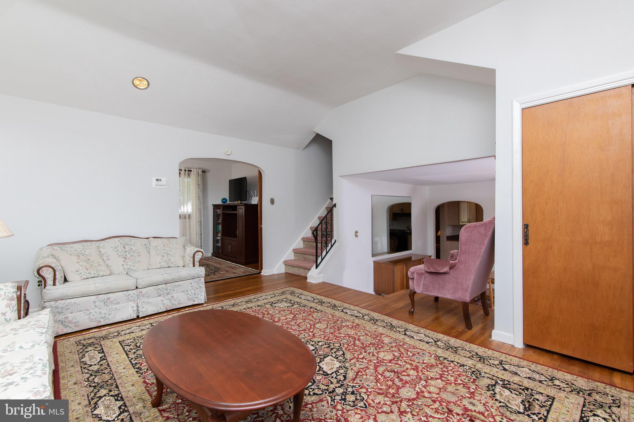 12 Brookmead Drive Cherry Hill, NJ 08034 - Photo 3 of 47 a living room with furniture and a couch