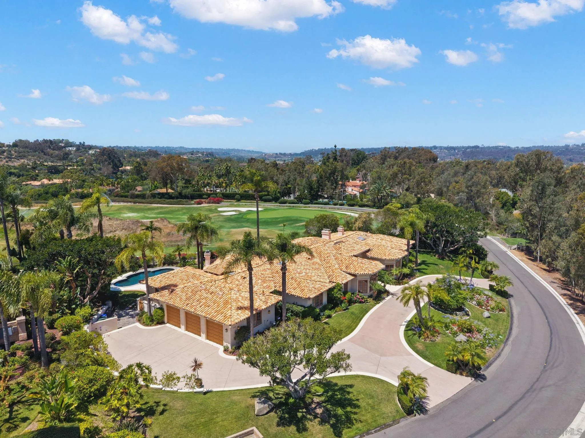 7896 St Andrews Road Rancho Santa Fe, CA 92067 - Photo 1 of 17 Aerial View