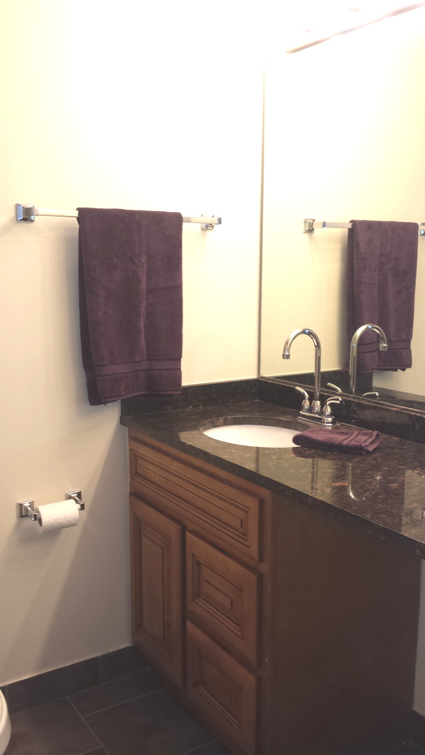 200 North Dearborn Street, Unit 1908 Chicago, IL 60601 - Photo 15 of 23 a bathroom with a sink and a mirror