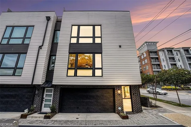 a view of a building with a window