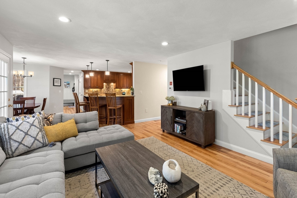 145 River Street Middleton, MA 01949 - Photo 15 of 42 a living room with furniture and a flat screen tv