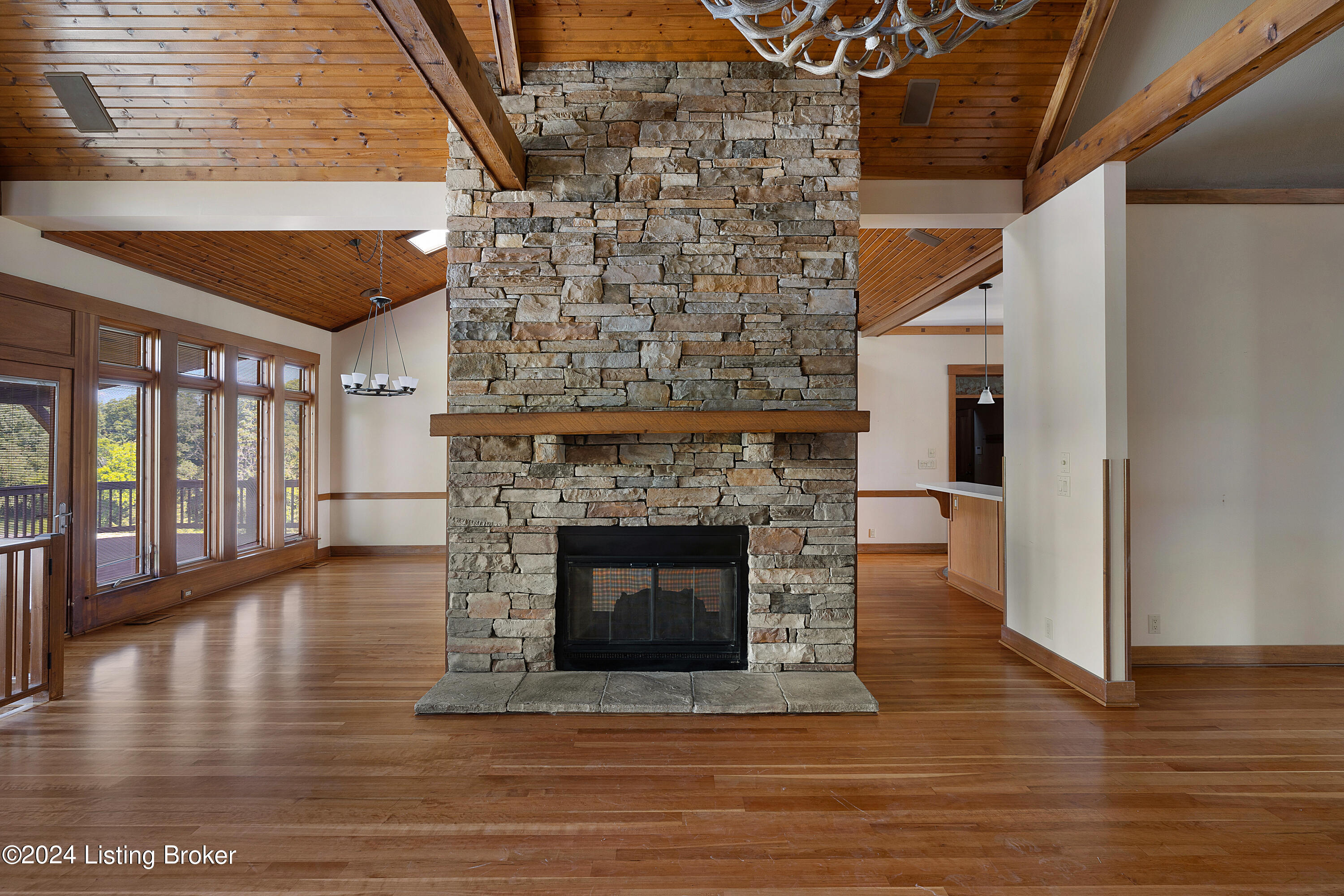 5908 Aiken Road Louisville, KY 40245 - Photo 15 of 86 From Living Rm looking at dining area and hearth Rm