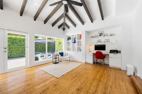 a very nice looking room with a large window