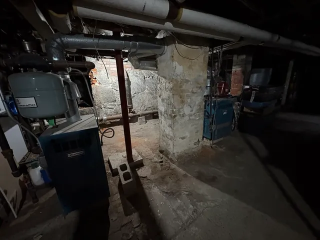 a view of storage and utility room