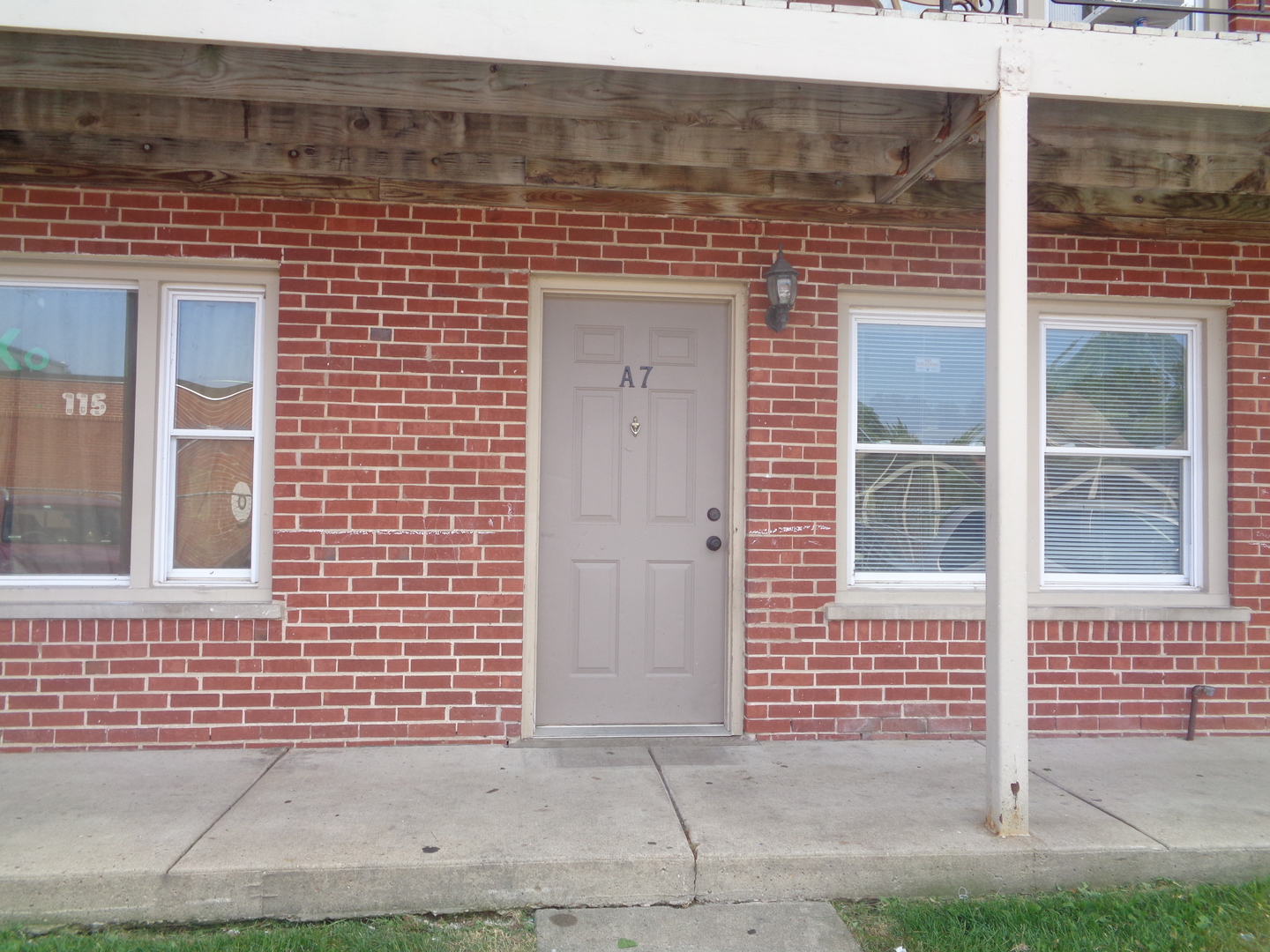 a view of a brick house
