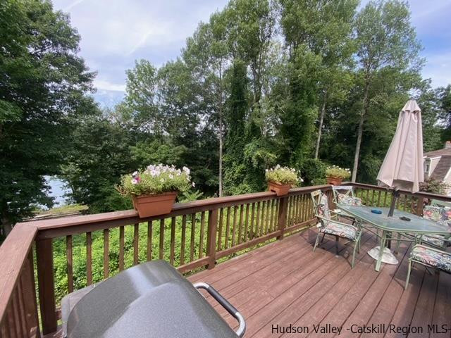18 Maria Drive Holmes, NY 12531 - Photo 19 of 35 a view of a wooden deck and a backyard