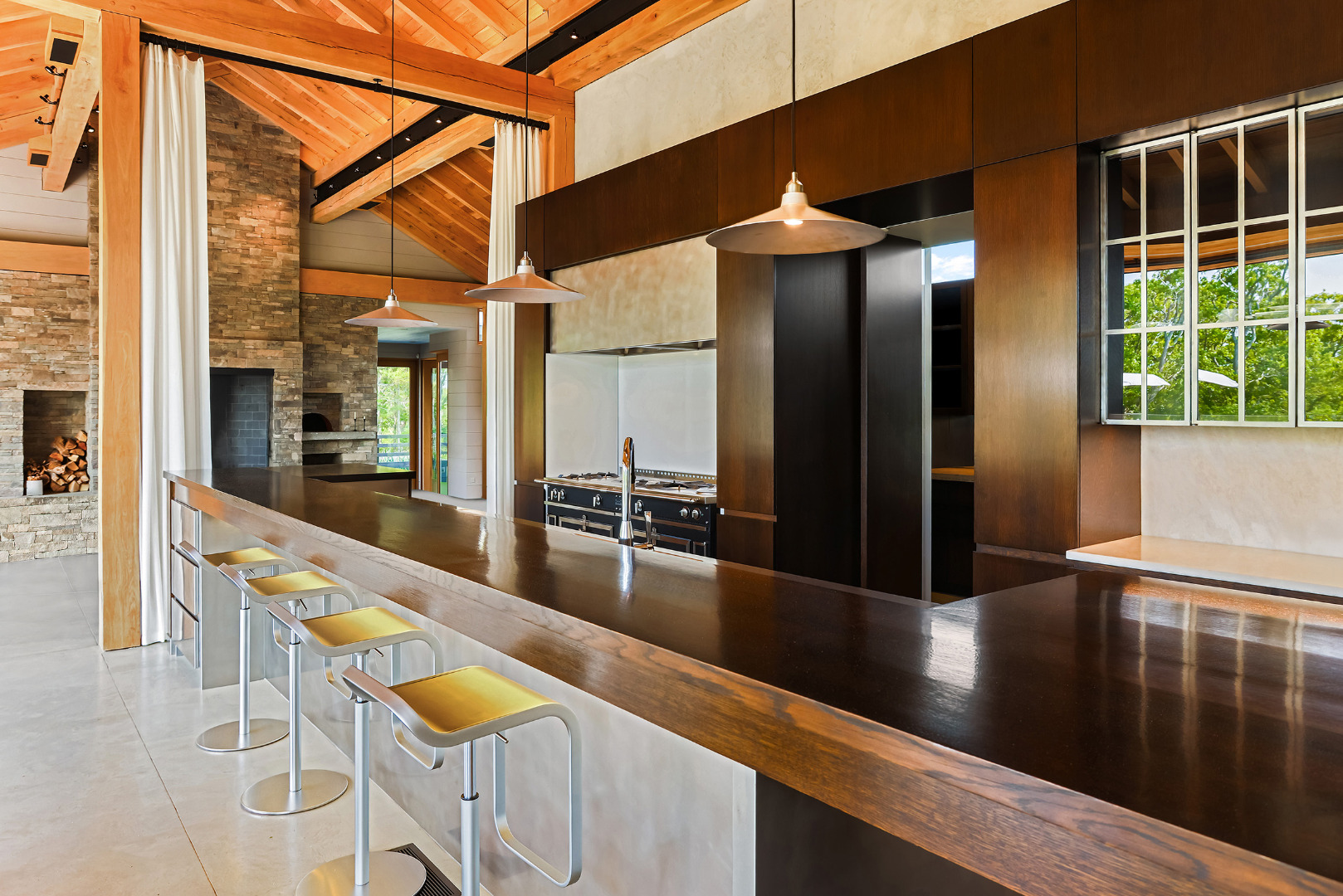 33 Boldwater Road Edgartown, MA 02539 - Photo 6 of 20 a lobby with furniture and outdoor view