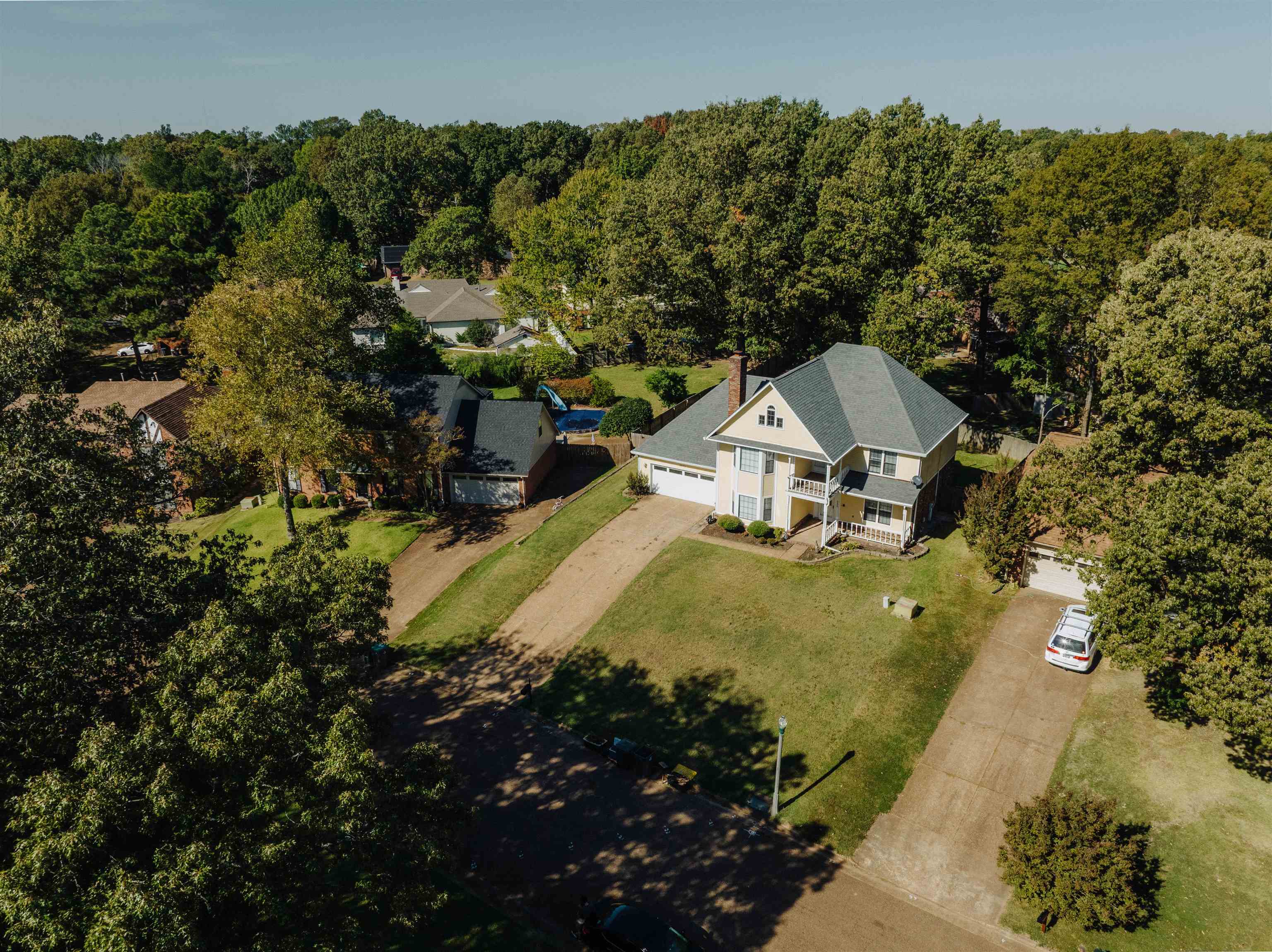 2375 Cherry Spring Cove Memphis, TN 38016 - Photo 5 of 33 an aerial view of a house with a yard