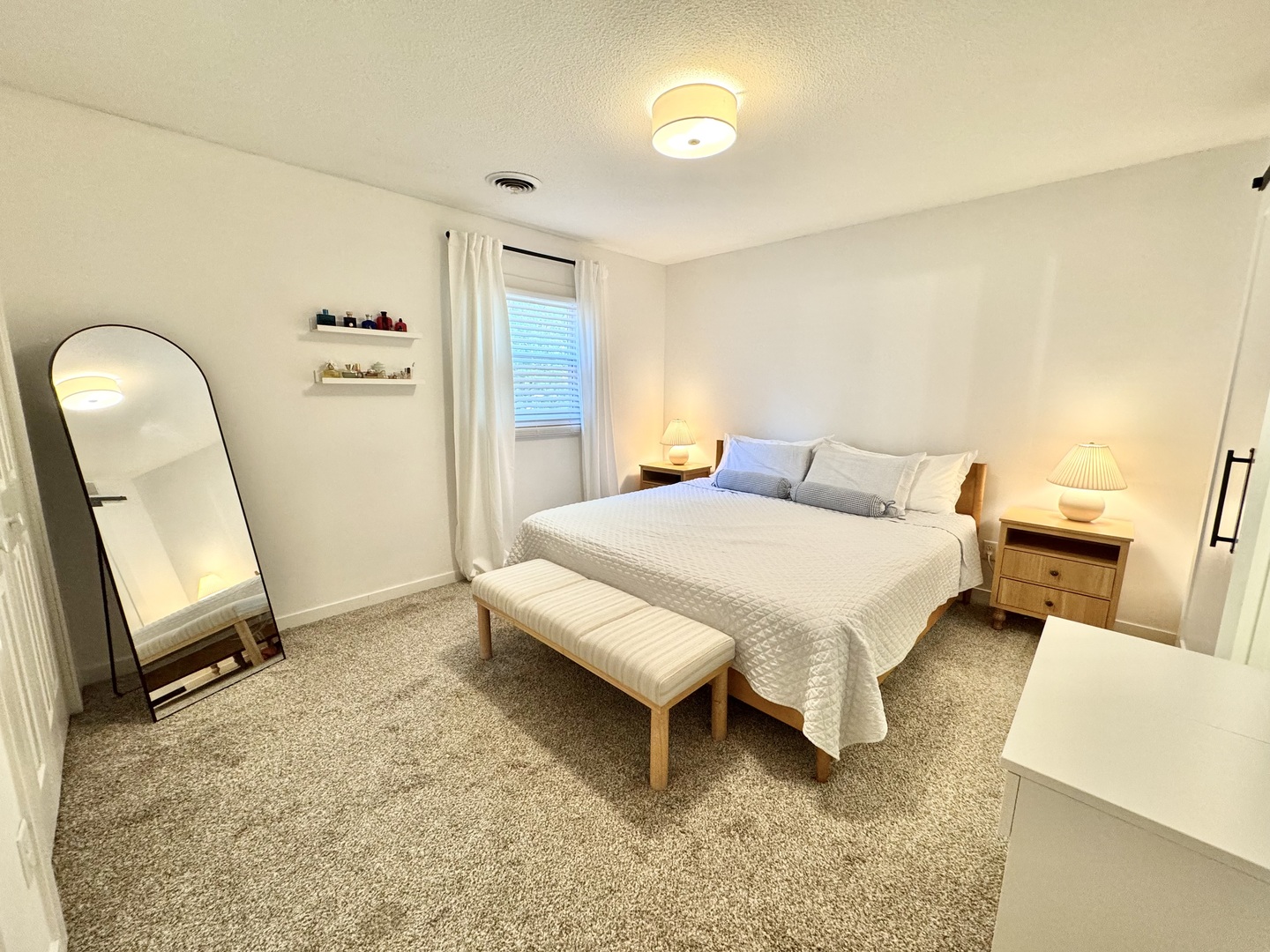 2902 South Myra Ridge Drive Urbana, IL 61802 - Photo 28 of 39 a bed room with a bed and a mirror