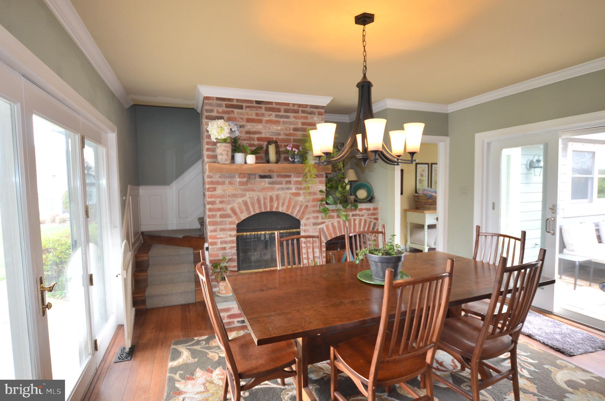 3 Shortledge Court Landenberg, PA 19350 - Photo 26 of 74 Eat in kitchen with fireplace and rear stairs
