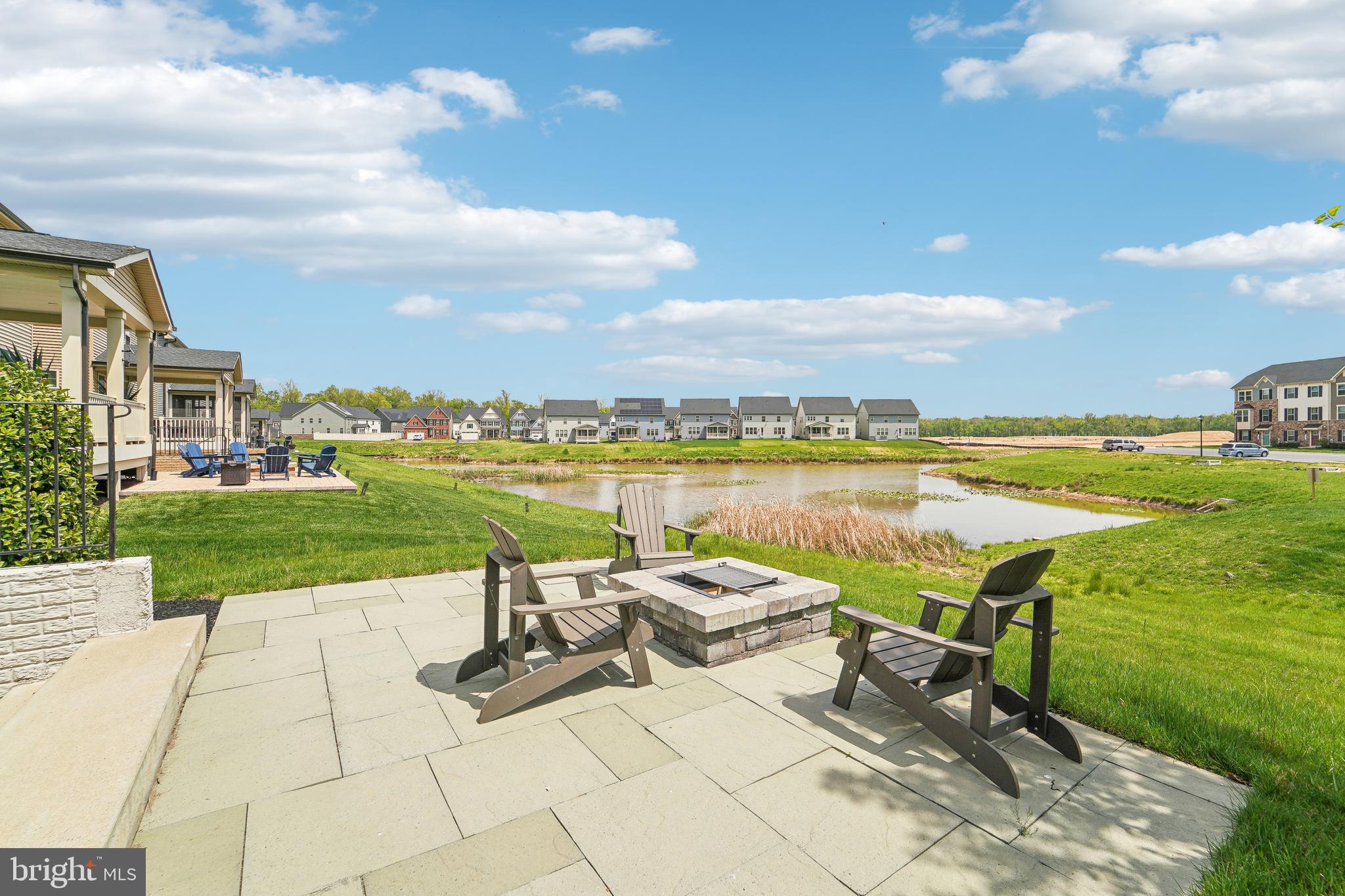 6503 Clubhouse Boulevard Laurel, MD 20708 - Photo 54 of 61 Fire Pit Overlooks Pond